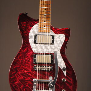 Mercury Lab Guitars Ultra Glide razzberry shimmer finish
