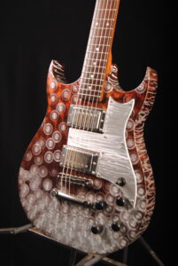 Mercury Lab Guitars DCS custom brown artistic finish