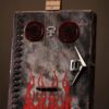 Flames Cigar Box Guitar Close