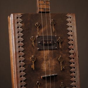 Keys Cigar Box Guitar Close