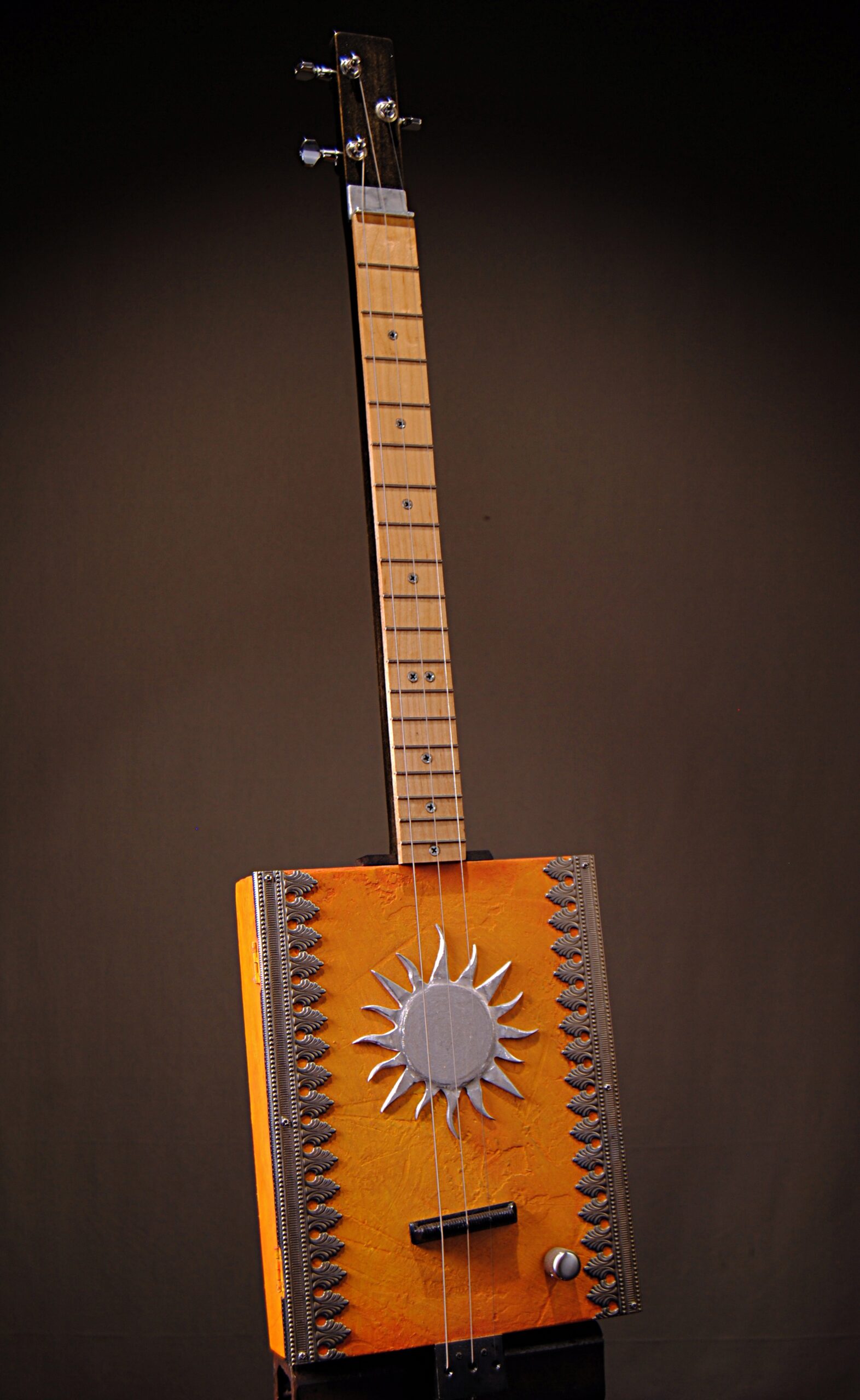 Sun Cigar Box Guitar