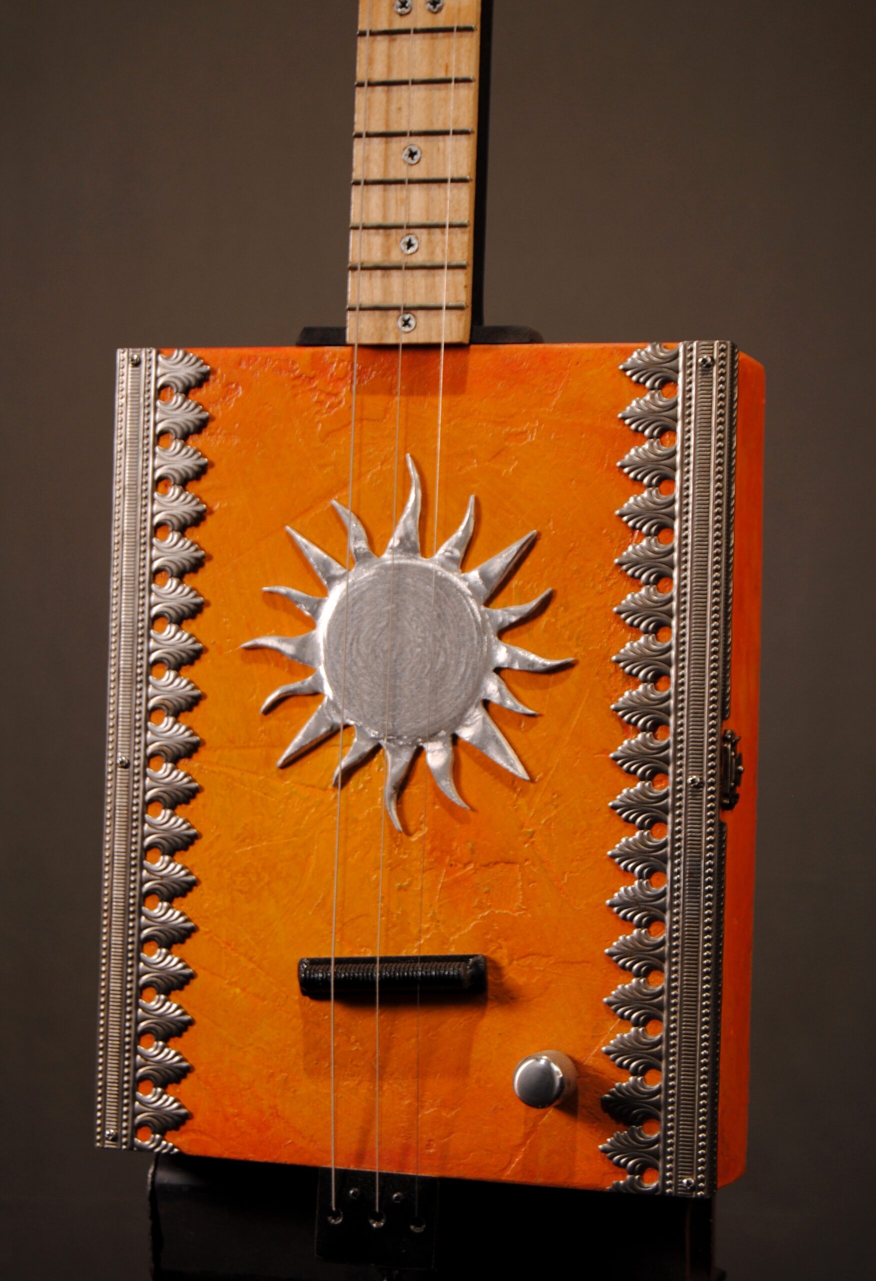Sun Guitar Cigar Box