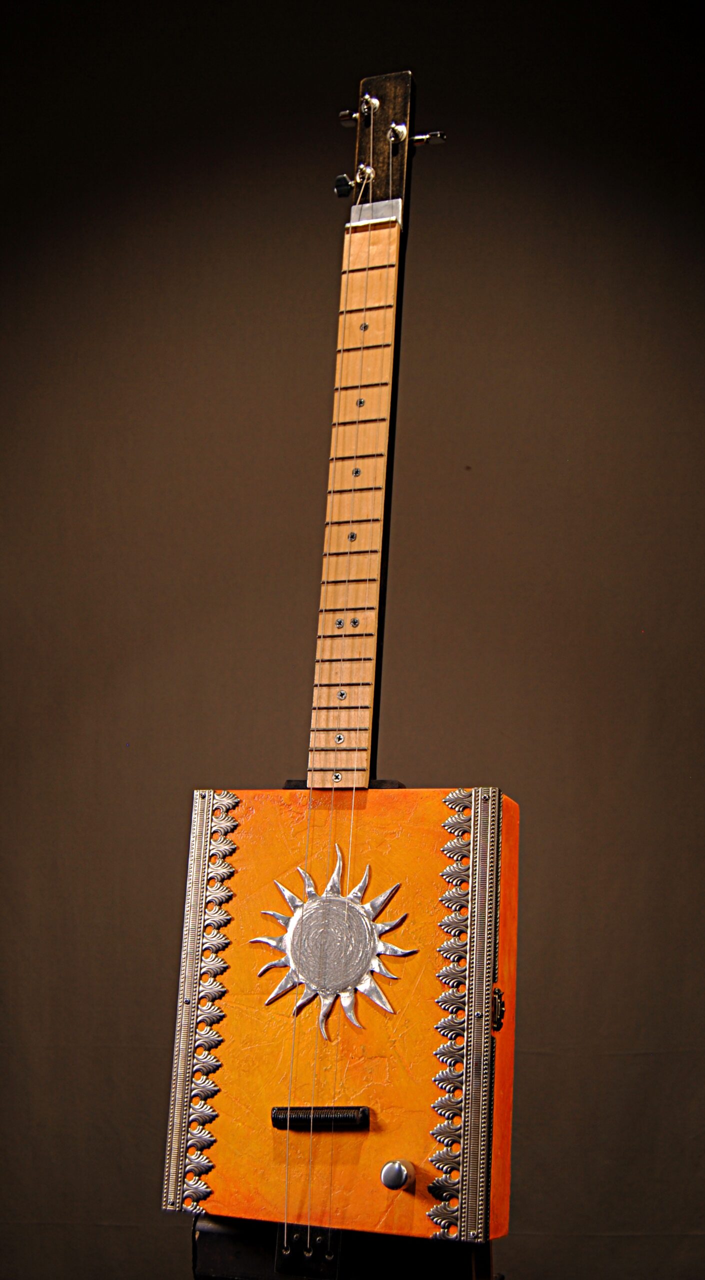 Sun Cigar Box Guitar View 2